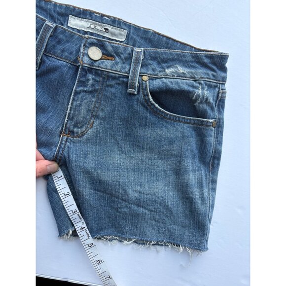 Joe’s Jeans Rhinestone Star Cutoff Distressed Denim Shorts Women’s 28 - Picture 8 of 9